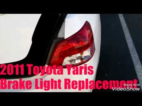 2007 - 2011 TOYOTA YARIS BRAKE LIGHT - TAIL LIGHT BULB REPLACEMENT | 2007 2008 2009 2010 2011