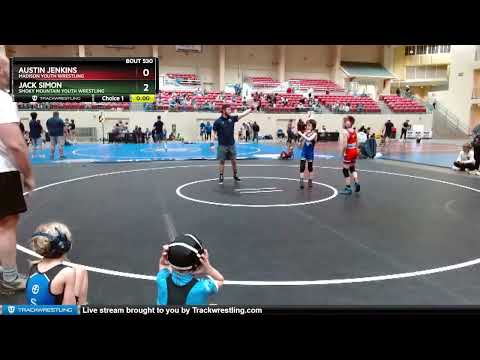 63-65 Lbs Round 2 - Austin Jenkins, Madison Youth Wrestling Vs Jack Simon, Smoky Mountain Youth Wr