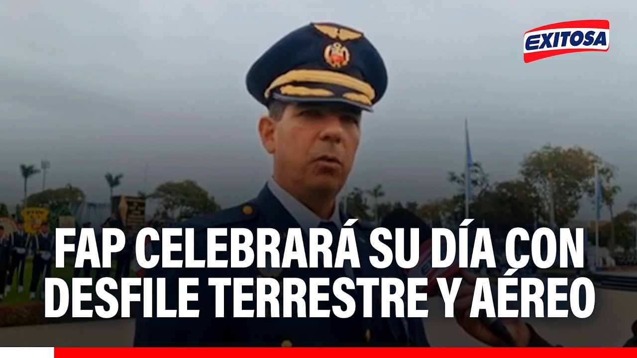 🔴🔵 Fuerza Aérea del Perú celebrará su día con desfile terrestre y aéreo en homenaje a José Quiñones