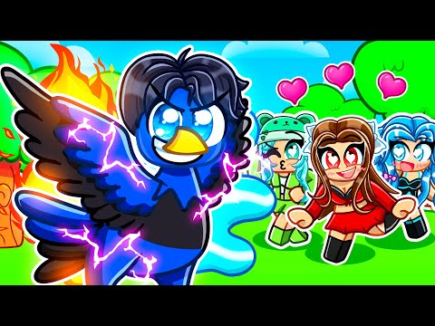 RIZZING GIRLS As The BEST ANDY BIRD In Roblox Feather Family!