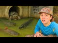 I Found Monster Fish In A Hidden Tunnel