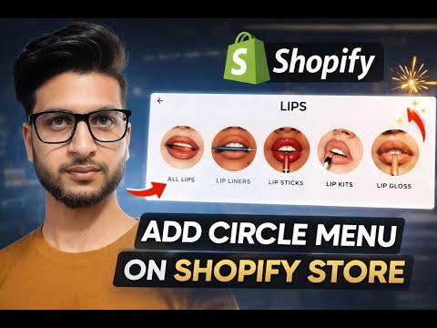How to Add a Circle Menu on Your Shopify Store 2026 #shopify #viralvideo #foryou