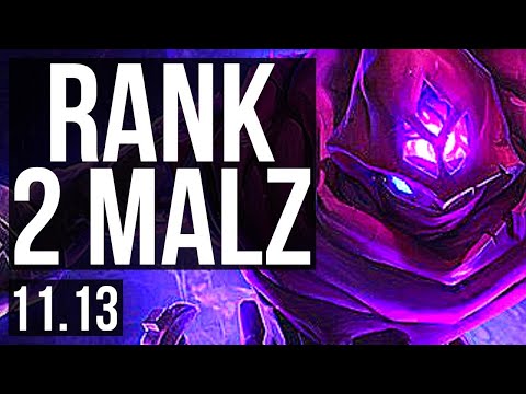 MALZAHAR & Blitzcrank vs JHIN & Leona (ADC) | Rank 2 Malz, 4/2/7 | JP Challenger | v11.13