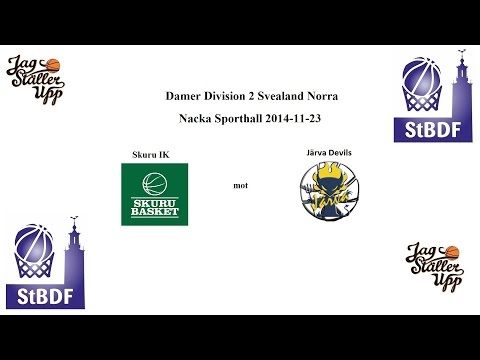 Skuru IK (Dam A-lag) mot Järva Devils - Invigning Nacka Sph 2014-11-23