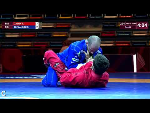 Round 2 Men-Gi - 62 kg: S. GAZIEV (RUS) v. D. ALEXANDRU (ROU)