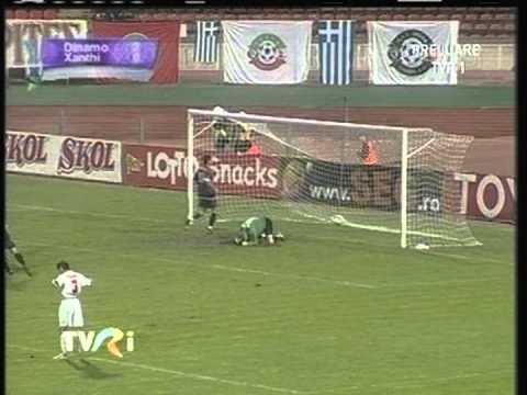 2006 (September 28) Dinamo Bucharest (Romania) 4-Skoda Xanthi (Greece) 1 (UEFA Cup)