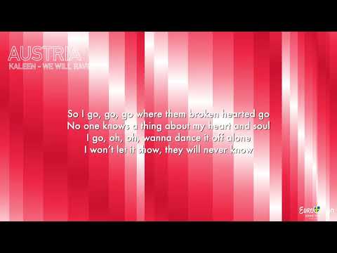 Kaleen - We Will Rave (Austria) [Karaoke Version] Eurovision 2024