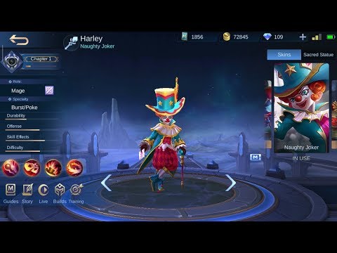 Getting Harley Naughty Joker Skin after spending just 200 Tickets