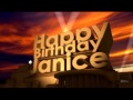 Happy Birthday Janice