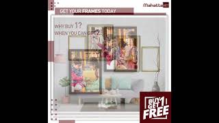 The biggest Raksha Bandhan offer is here. Buy  2 of your Favourite frames at the price of 1.