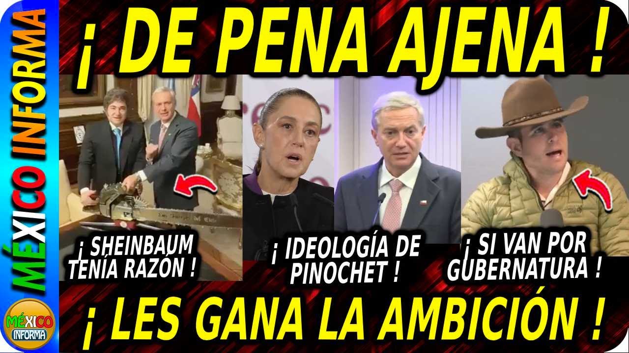 DE PENA AJENA. SE REÚNE M1LEI CON PRESIDENTE ELECTO DE CHILE. SHEINBAUM TENÍA RAZÓN PETRO ALERTA.