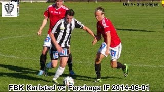preview picture of video 'FBK Karlstad vs Forshaga IF 2014-06-01'