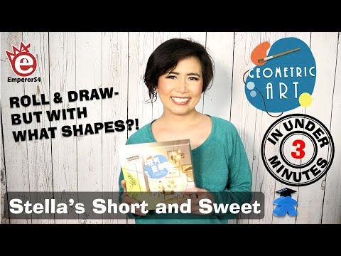 Geometric Art Board Game - Stella's Short and Sweet