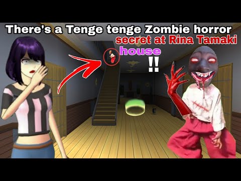 رعب تانقي مسكون There's a Tenge tenge Zombie horror secret at Rina house | SAKURA SCHOOL SIMULATOR
