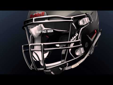 Riddell Speedflex Football Helmet w Under Armour Visor for Sale in