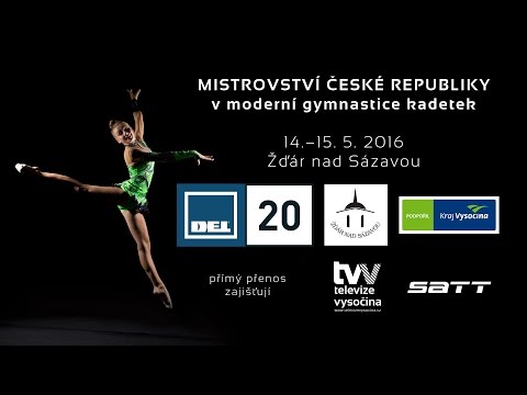 MČR V MODERNÍ GYMNASTICE STARŠÍCH KADETEK ŽĎÁR N. S. – 15.5.2016