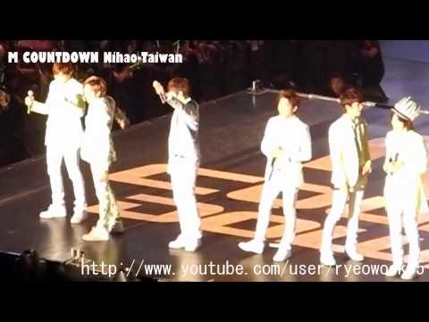 130424 M COUNTDOWN 你好臺灣 INFINITE Be Mine Nothing's Over