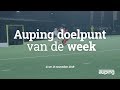 Auping Doelpunt van de Week: 23 en 24 november
