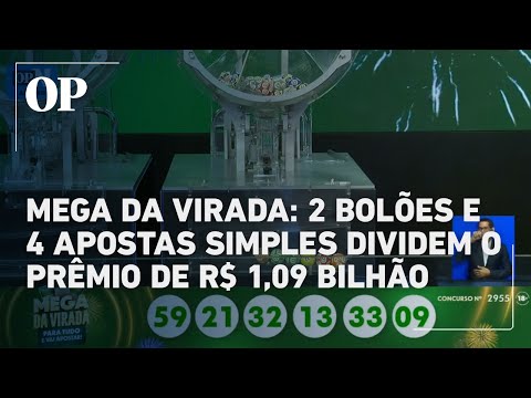 Mega da Virada: six winning tickets split a prize of R$ 1.09 billion; see where the winners are f...