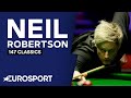 147 Classics: Neil Robertson at The Welsh Open 2019 | Snooker | Eurosport