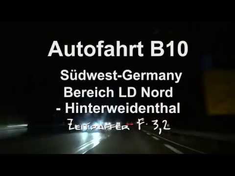 Autofahrt B10 LD Nord Hinterweidenthal