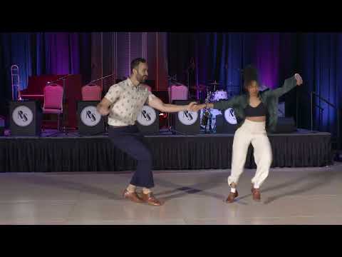 Lindyfest 2023: Open Lindy Hop Draw Finals - Alyssa & Diego