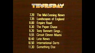 Thursday 20th September 1979 BBC2