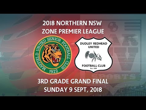 2018 Zone Premier League 3rd Grade Grand Final - Mayfield Utd v Dudley/Redhead