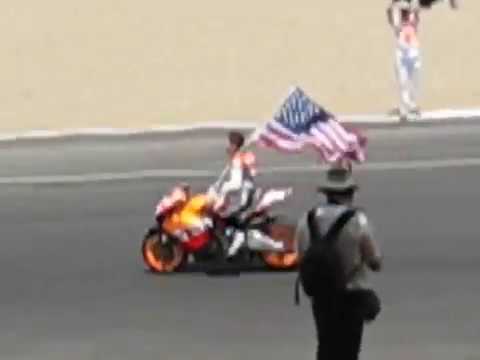 Nicky Hayden 2006 Laguna Seca victory lap