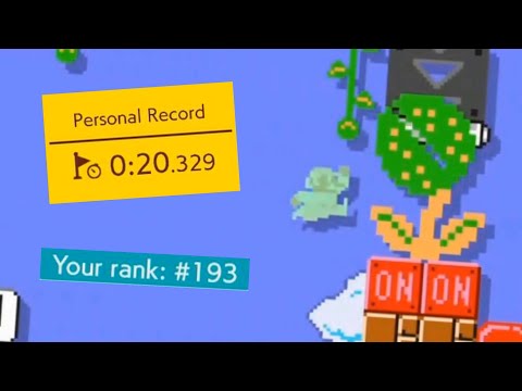 35th Anniversary Auto-Mario in 20.329 [Ninji Speedruns #14] | Super Mario Maker 2