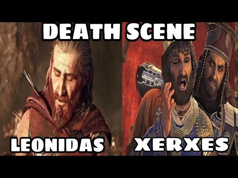 Leonidas Death vs Xerxes Death | Assassin's Creed Odyssey