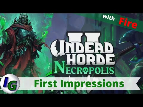 Undead Horde 2: Necropolis First Impression Gameplay on Xbox with Fire
