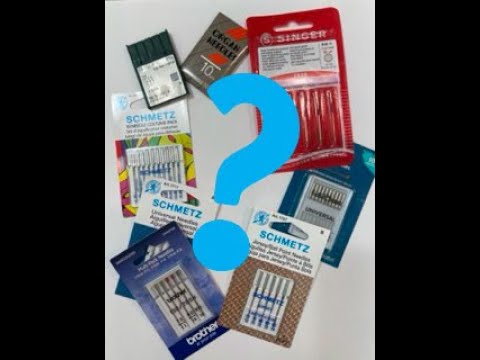 Choosing the correct Sewing Machine Needles