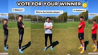 F. Ribéry🇫🇷 🆚 A. Robben🇳🇱 Who Wins❓😳 #Shorts