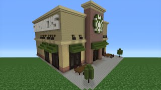 Minecraft Tutorial: How To Make A Starbucks