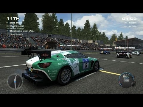 GRID 2 PC Multiplayer: Tier 4 Aston Martin V12 Zagato N24 on Spa GP & Barcelona