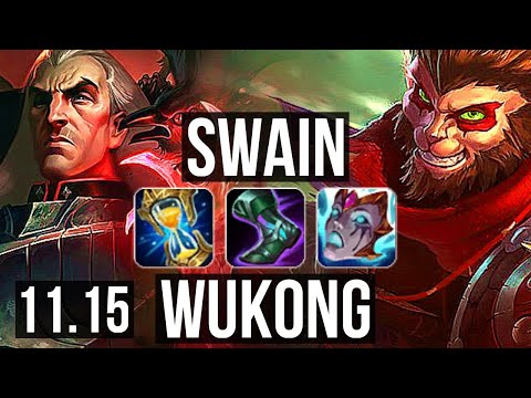 SWAIN vs WUKONG (TOP) | 11/1/15, Legendary, 700+ games | KR Diamond | v11.15