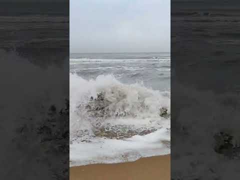 Beach 🏖️⛱️🌊 #Bliss #Chennai #Akkarai #ocean #waves #soothingrelaxation