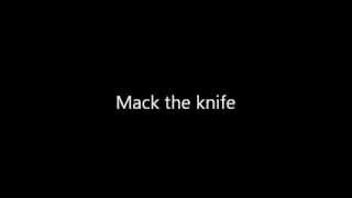 Louis Armstrong - Mack the knife (Lyrics)
