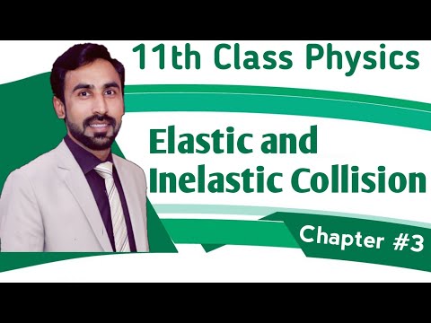 Elastic and Inelastic Collision in Urdu Hindi ||11th Class Physics || Chapter# 3