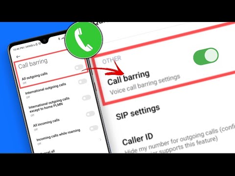 How to Turn on/Turn off Call Barring on Android