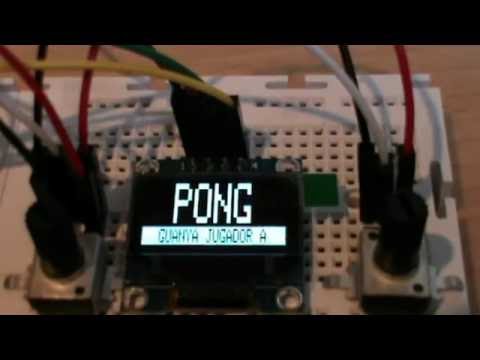 PONG game Teensy 3.2 oled display