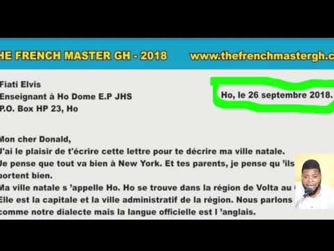 HOW TO WRITE AN INFORMAL LETTER IN FRENCH