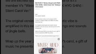 Download lagu V “Winter Ahead (with PARK HYO SHIN) : Silent Carol Ver.” Release Information mp3 Download lagu V “Winter Ahead (with PARK HYO SHIN) : Silent Carol Ver.” Release Information mp3