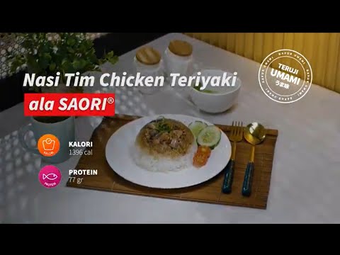 Nasi Tim Chicken Teriyaki ala SAORI®