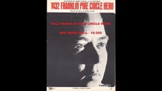 1432  FRANKLIN PIKE CIRCLE HERO - PLAYER PIANO ROLL