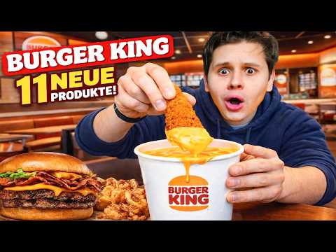 Burger King is unleashing the CHEESE DREAM 😍 - TEST 11 NEW PRODUCTS!