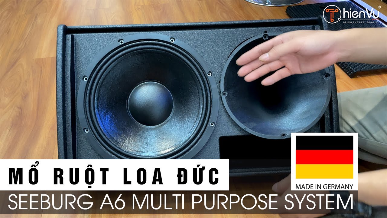 video Loa karaoke Seeburg Acoustic Line A6 chính hãng 0
