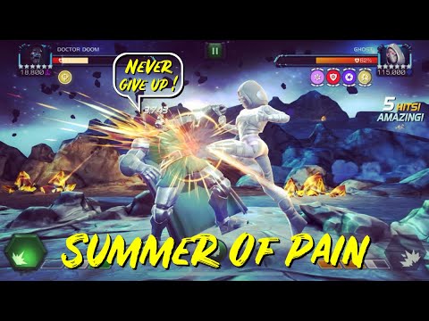 NEVER GIVE UP!!! Doctor Doom SOLOS Summer Of Pain Ghost - Week 9! - Marvel Contest Of Champions