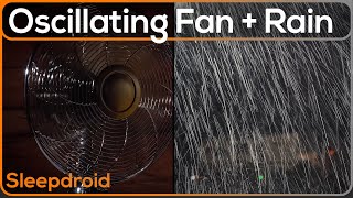 ► Oscillating Fan Noise and Rain Sounds for Sleeping: High Speed Fan